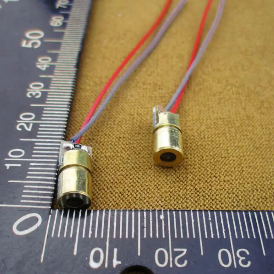 10pcs Laser Diode Module Red Laser Diode Circuit 5V Module Head 650nm