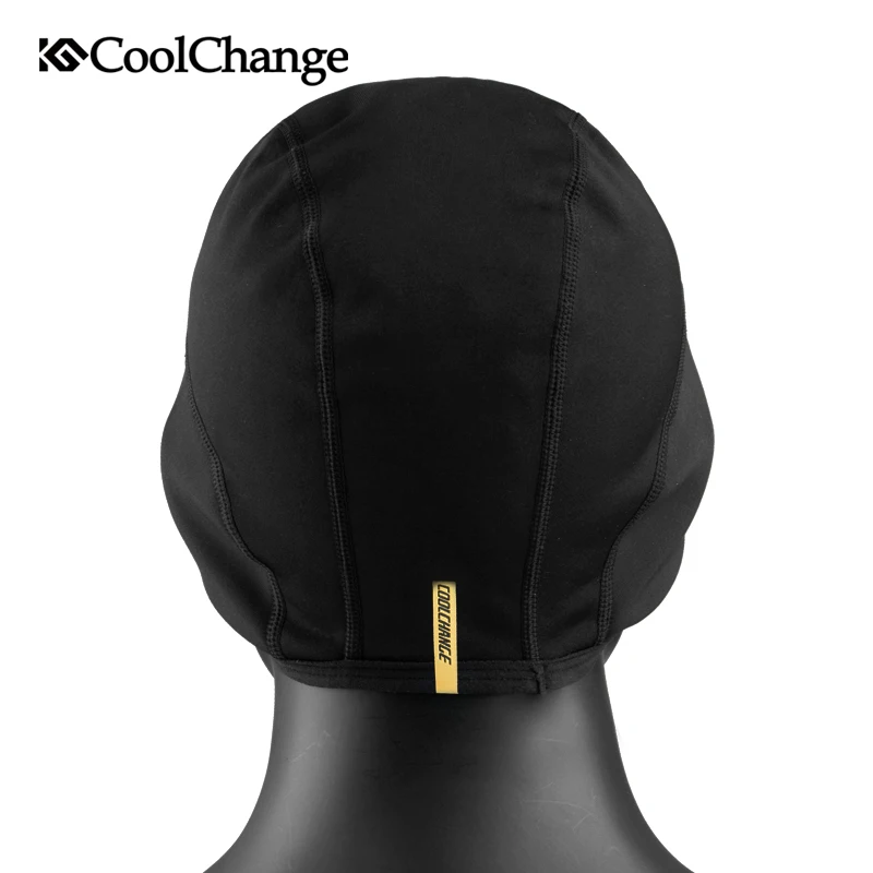 CoolChange قبعة الدراجات الشتاء الدافئة في الهواء الطلق دراجة هوائية للرياضة كاب يندبروف الحراري الصوف كاب الرجال النساء تشغيل التزلج الدراجة قب...