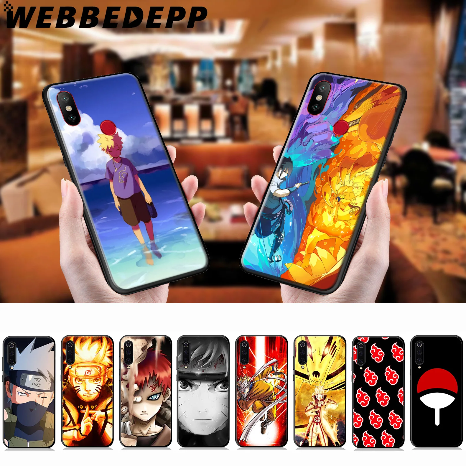 Мягкий чехол WEBBEDEPP Uchiha clan Naturo для Xiaomi Mi 9T 9 8 SE 6 A1 A2 A3 Lite MiA1 MiA2 MiA3 F1 MAX 3 Mi8 CC9E CC9 |