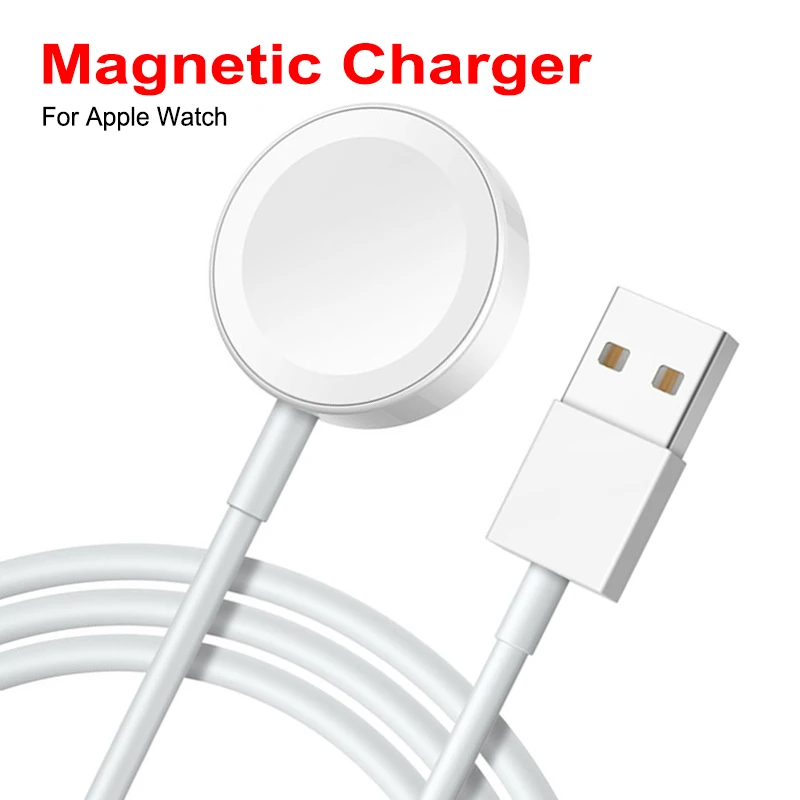 

1M Fast Wireless Magnetic Charging Cable for Apple Watch Series 1/2/3/4 USB Quick Charging For Apple Watch Charger Adapter