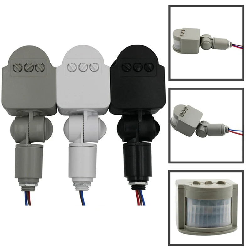 New Motion Sensor Light Switch Outdoor AC 265V Automatic Infrared PIR