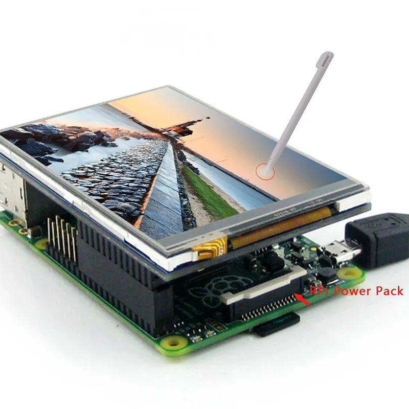 Новый 2 8 дюймовый TFT ЖК модуль SIV 3 5*320 сенсорного экрана дисплей для Raspberry Pi B +