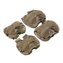 Х образный тактический Пейнтбол страйкбол наколенники и налокотники Набор EVA колено налокотники защитные подушечки