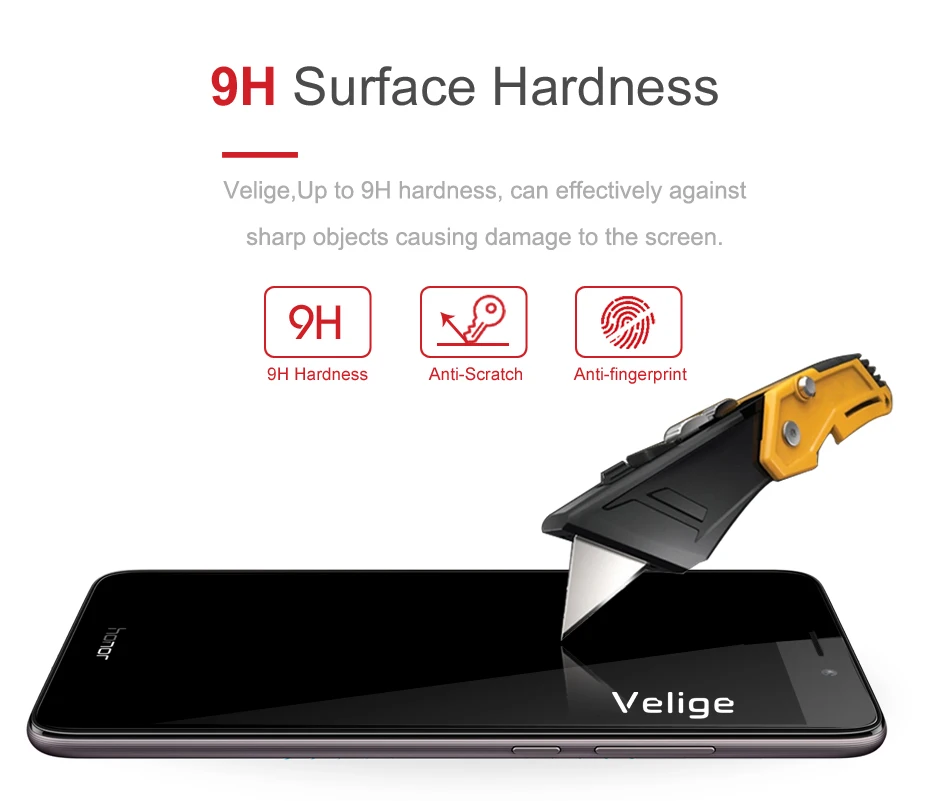 2 Pack Velige Tempered Glass Screen Protector For Huawei Honor 5C 5 C Honor5C 2.5D 9H Protective Glass Film (10)