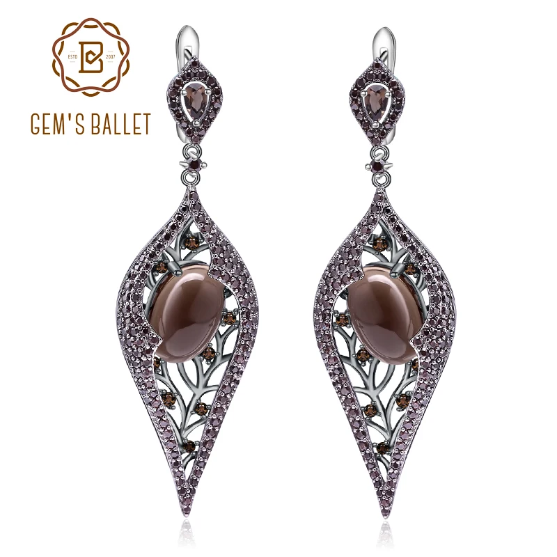 gem's-ballet-natural-smoky-quartz-long-earrings-925-sterling-sliver-vintage-gothic-punk-drop-earrings-for-women-party-jewelry