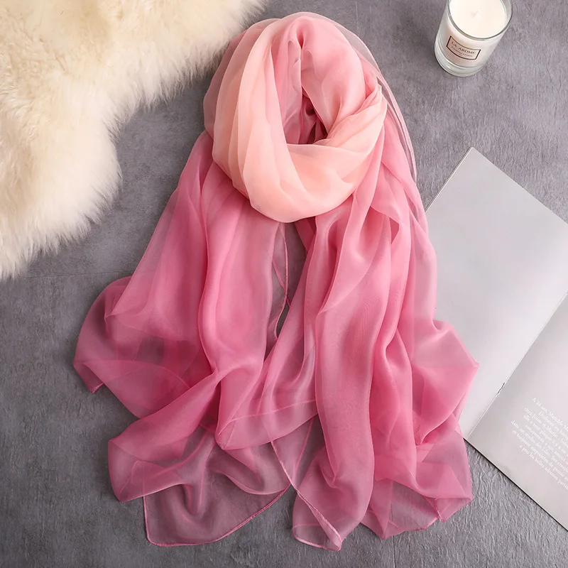 Женский шарф, модный летний шелковый шарф с принтом, шарфы для девушек, шали, обертывания, большие размеры, женские хиджабы, пашмины, платки, банданы хиджаб - Цвет: B-118  c8