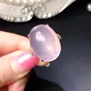 CoLife-bague en Quartz Rose élégante pour fête, 15x20mm, bijou à Quartz naturel, argent Sterling 925 ► Photo 2/6