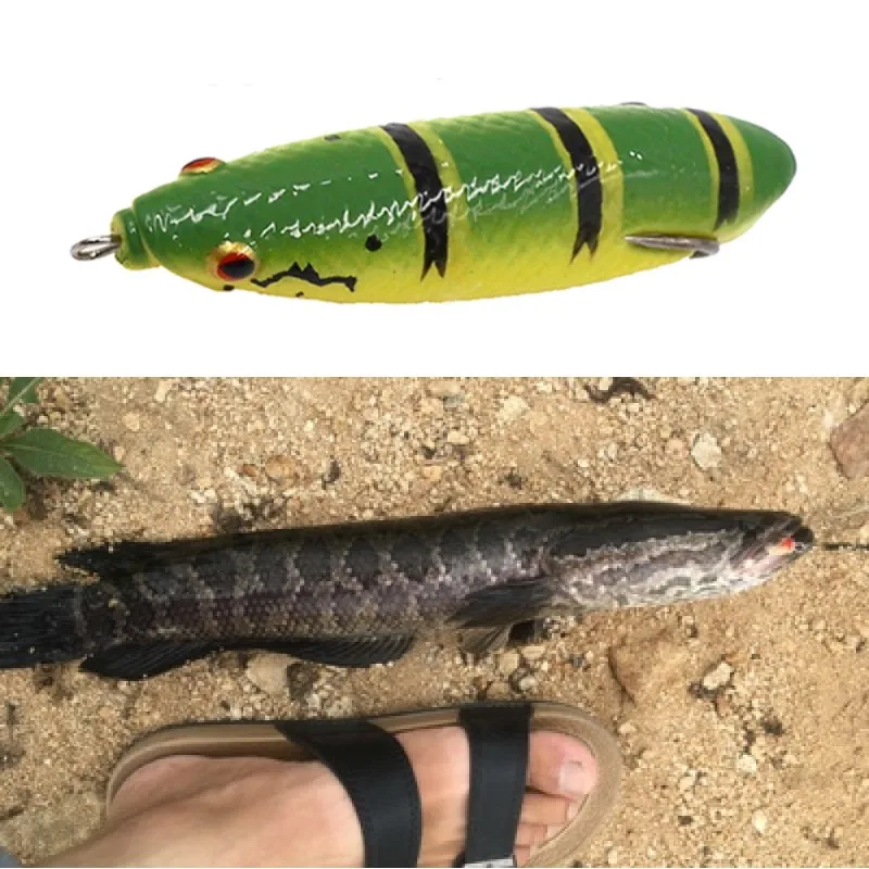 Noeby javelin pencil frog soft lure long cast for fishing pike