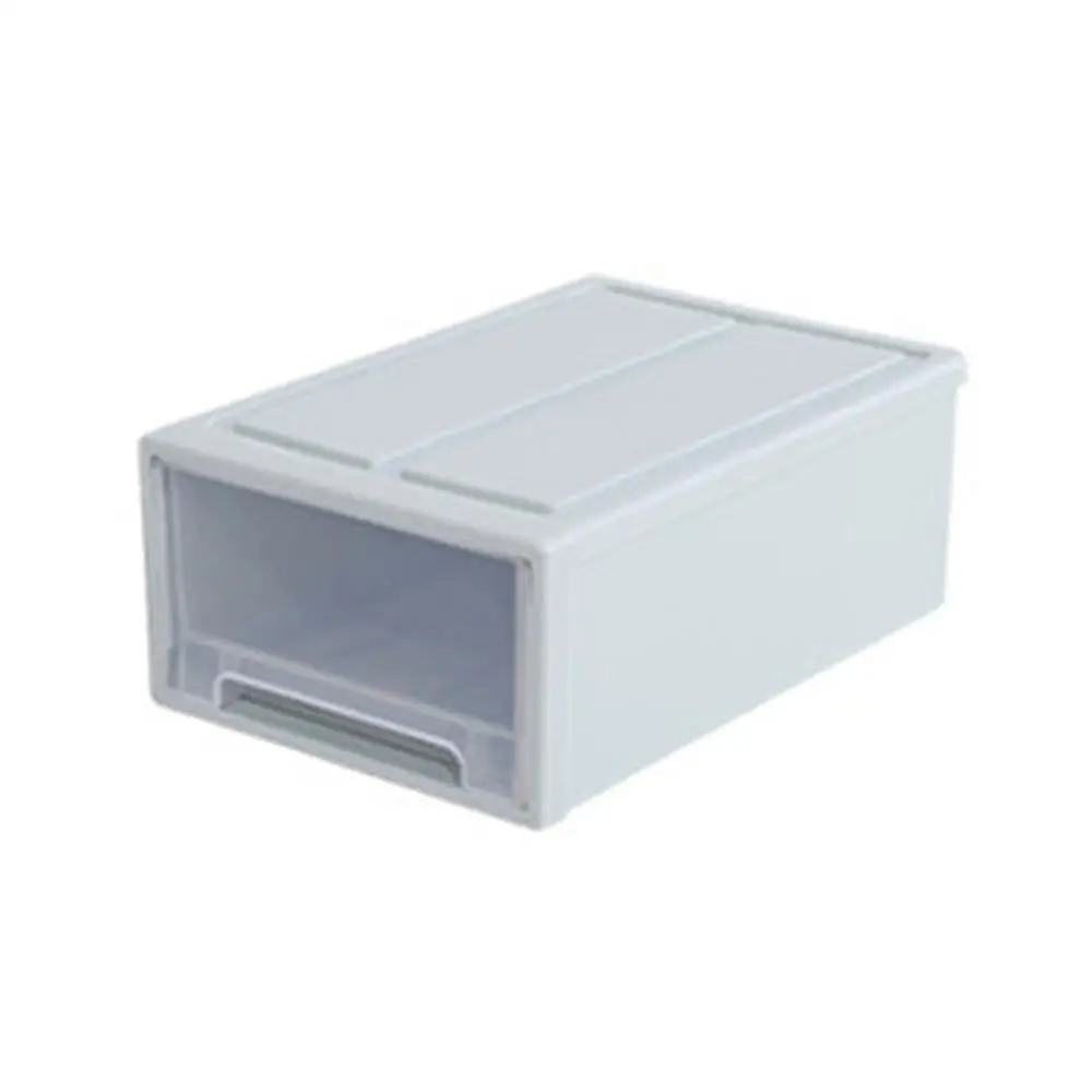 

1PC 5L/8L/13L/20L capacity simple style stackable blue pp material drawer storage toolbox #4M31