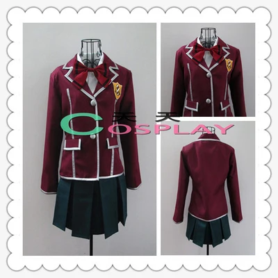 Guilty Crown Yuzuriha Inori школьная форма для девочек Маскарадный костюм на Хэллоуин индивидуальный заказ