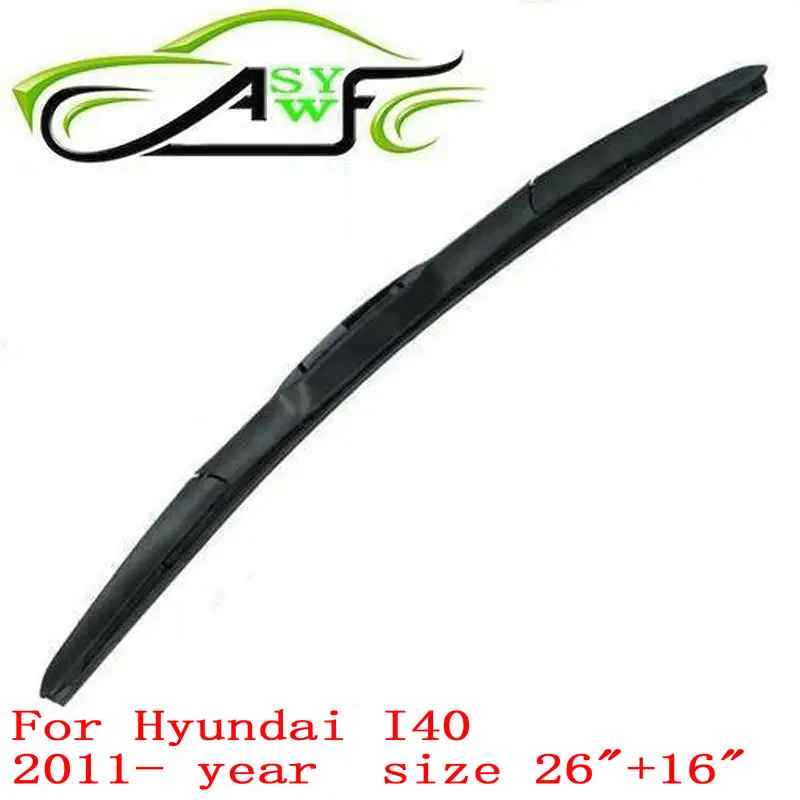 Auto Car Windshield Wiper Blade For Hyundai I40 ( 2011 Onwards), 26"+16