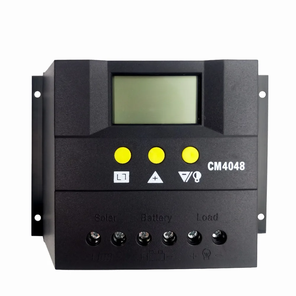

Tumo-Int 40 Amp PWM Smart Solar Controller, 48V Input with LCD Display