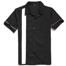 Мужские черно-белые рубашки с коротким рукавом, большие размеры, хип-хоп, модные повседневные рубашки в стиле панк, Брендовые мужские однотонные широкие полосатые уличные рубашки