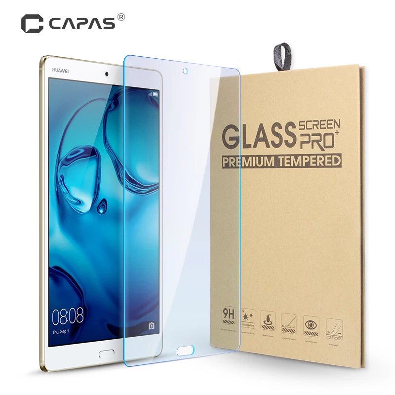 CAPAS For Huawei MediaPad M3 8.4 Tempered Glass inch Tablet Screen Protector Protective Film LCD Guard | Мобильные телефоны и