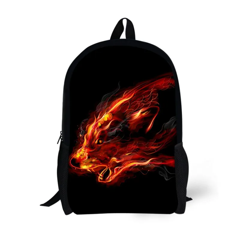 picture photo custom 3D effect creative animal pattern print customized personality DIY backpack school student bag backpack