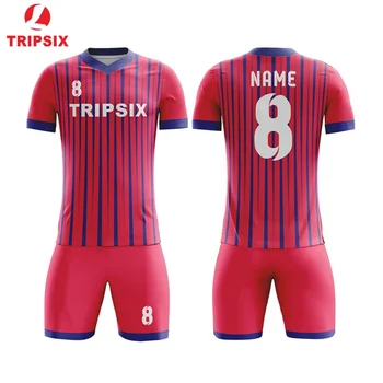 

Sublimation Quick Dry Breathable Football Jersey Polyester Elastic Latest Design Custom Football Jersey Uniform