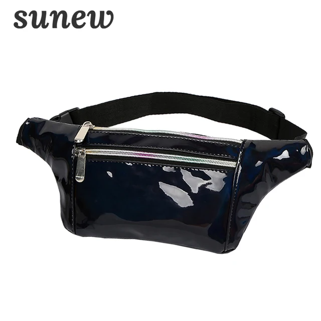 Holographic Fanny Pack Hologram Waist Bags Bum Waist Belt Bag Bumbag Waistbag Borsa Marsupio Donna Leather Waist Pouch Belt K045