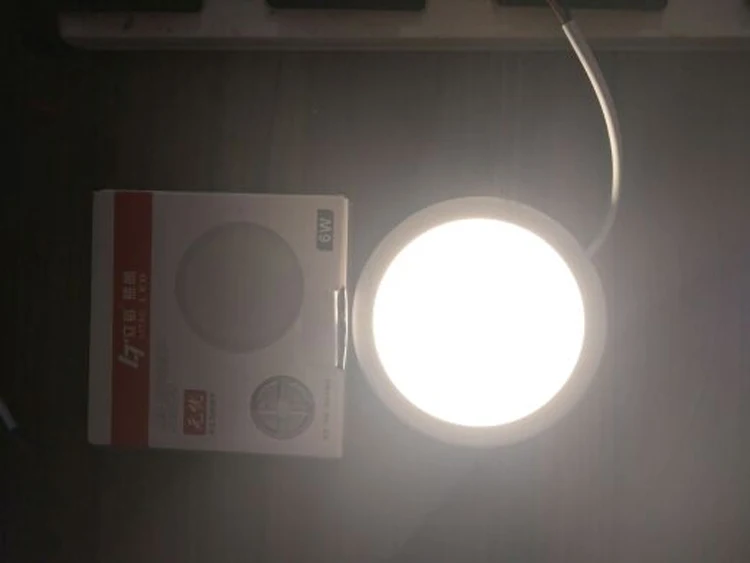 Ультратонкий 6 Вт 8 Вт 15 Вт 20 Вт круглый светодиодный точечное отверстие размер 5 см-20 см регулируемый светодиодный панельный светильник монтируемый на поверхность светильник потолочный светильник