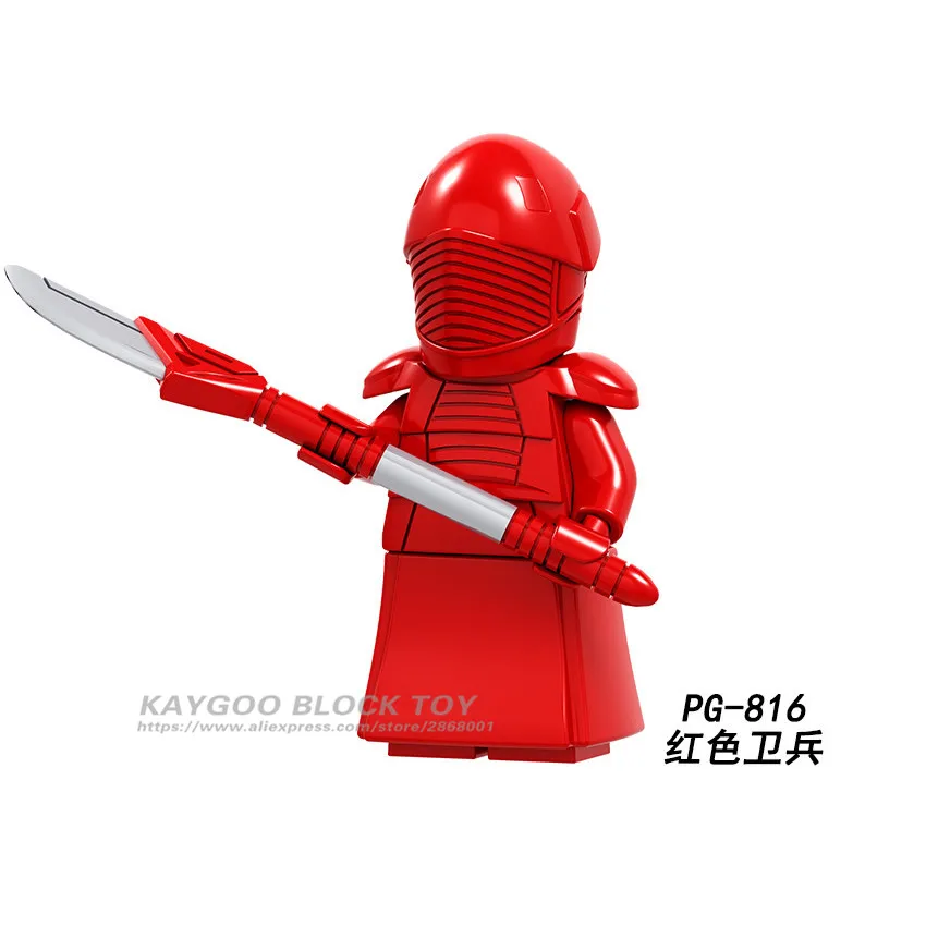

Single Sale Star Series Space Wars Royal Guard Luke Skywalker Last Jedi Doll Bricks Education Building Blocks Children Gift Toys