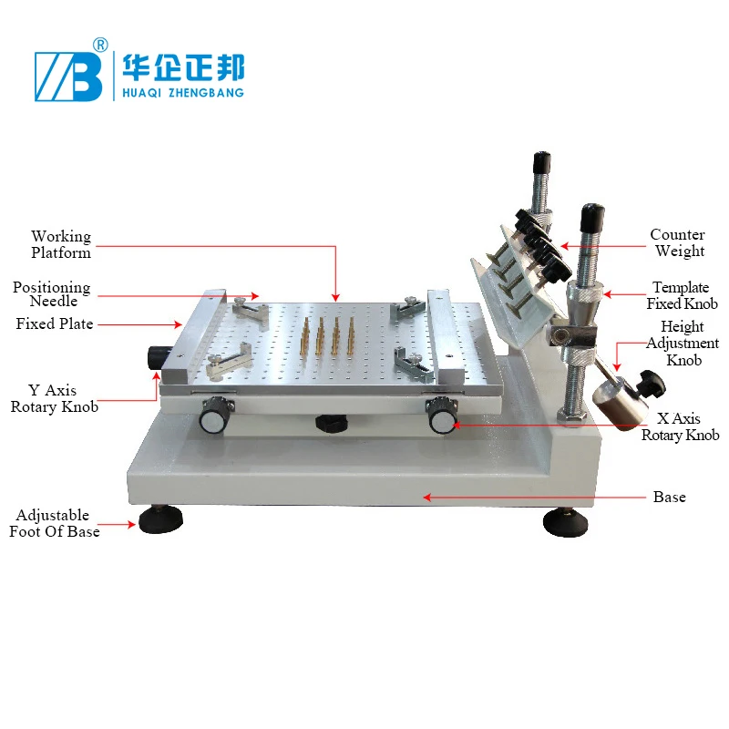 

SMT high precision stencil paste printer for the pcb/led solder paste printer