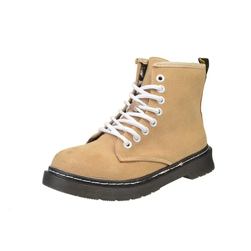 COOTELILI Winter Boots Women Ankle Boots Female Fashion Suede Leather Platform Woman Shoes Plus Size Shoes For Women 35-40 (16)