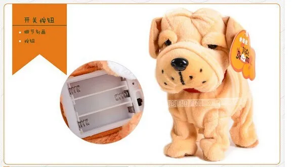 Звук управления электронные игрушки акустическая собака голос по уходу за детьми робот робот игрушки собак плюшевые хаски подарок для детей игрушки для детей
