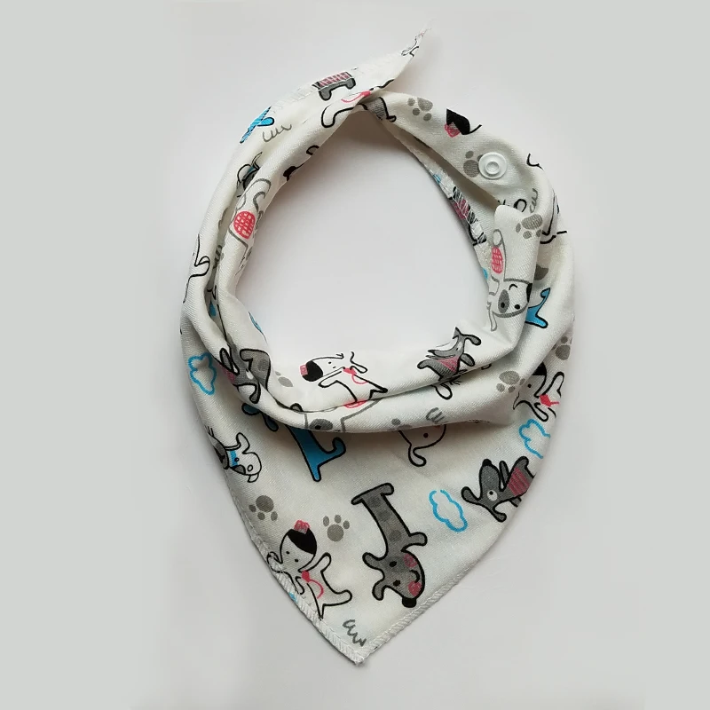 Cotton Bandana baby bibs Babador Feeding Smock Infant Burp Cloths bib Cartoon Saliva Towel Baby Eating Accessory Baby Stuff