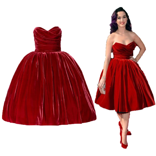 High Quality New Fashion 2017 Runway Designer Dress Women S Red High Quality New Fashion 2017 Runway Designer Dress Women S Red Velvet Strapless Ball Gown Formal