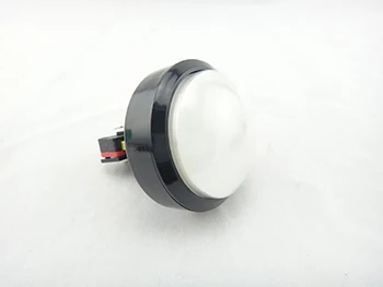 60 мм Подсветка для арок Push Button12v светодиодный круглая кнопка Mulitcade для аркадных машин 7 цветов - Цвет: Белый