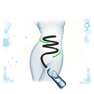 Силиконовая клизма трубка шланг для биде мойка анальный чистящий душ геморрой лечение Душ биде душ ванная душ шланг для биде - изображение