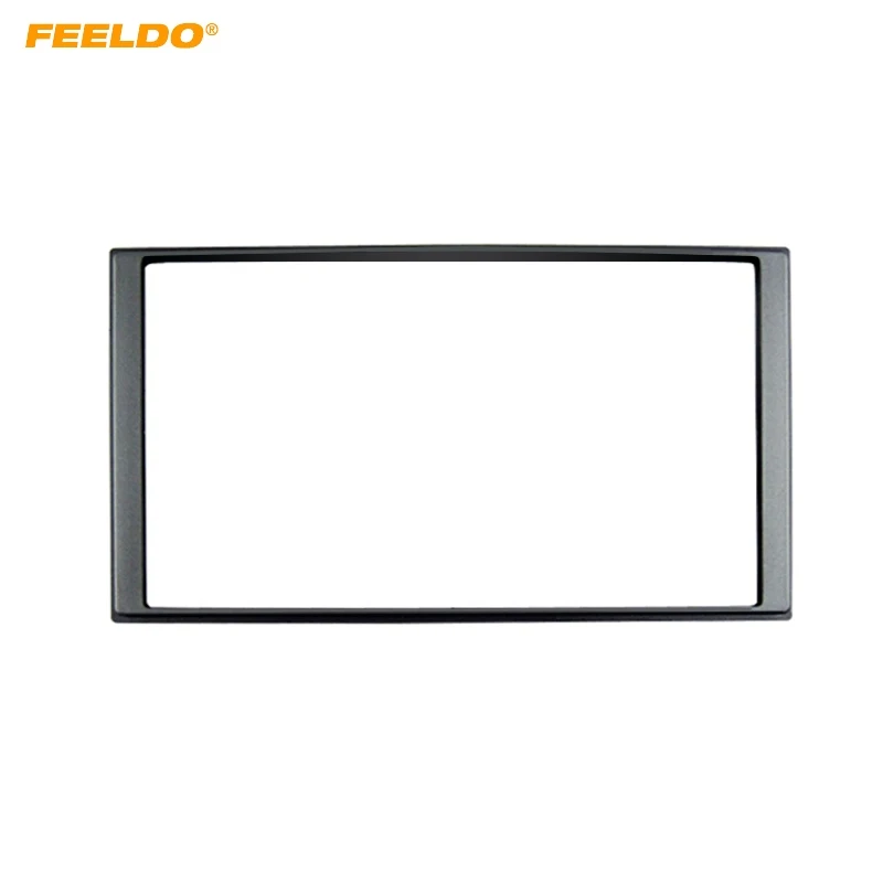 FEELDO Car 2Din DVD Radio Stereo Fascia Frame Trim Kit for Hyundai Accent 2008 Face Panel Dash Installation #AM5141 | Автомобили и