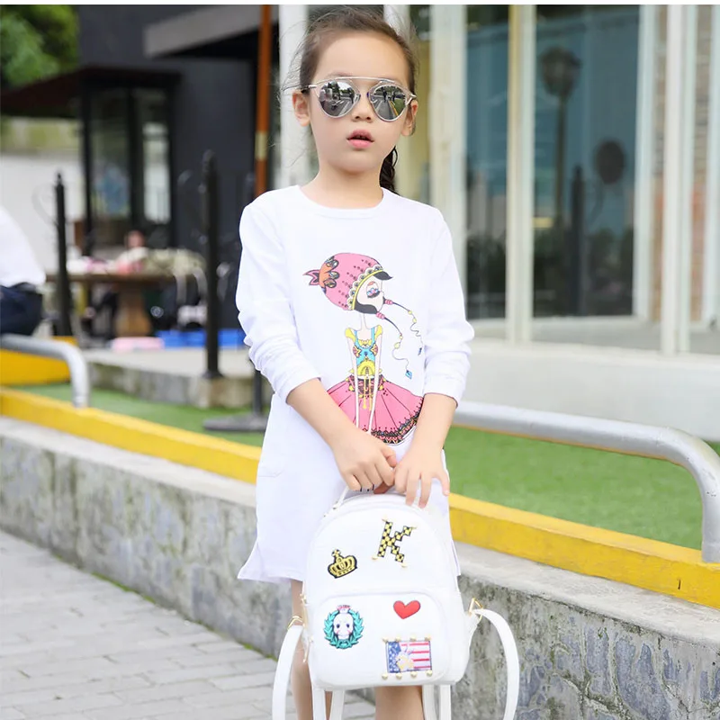 Girl cute cartoon girl top (5)