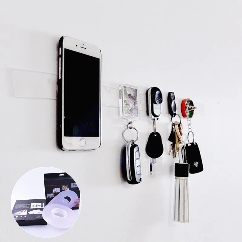 

Multi-function Artifact Nano-adhesive Universal Stickers Washable Removable Tape Nano Grip Tape Seamless Sticker Pad For Storage