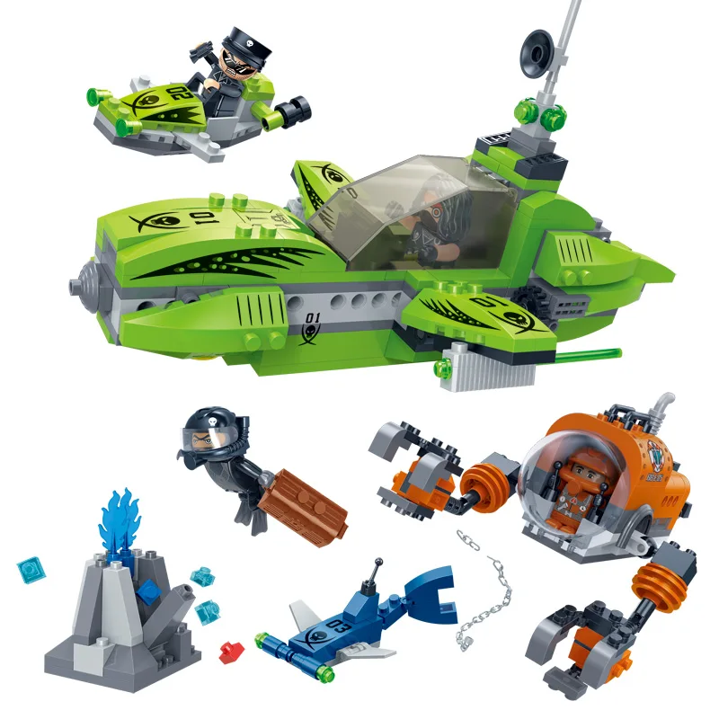 Конструктор BanBao Подводная лодка модель 7406 года|toys for|toys for kidsbuilding blocks |