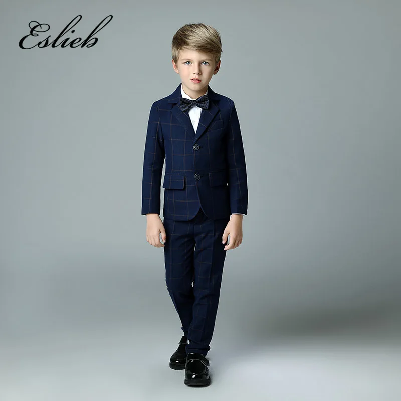 

Handsome 4pcs Boy's suit weddings prom formal Boy's Attire for wedding 2018 boy suits Made in China boy suit