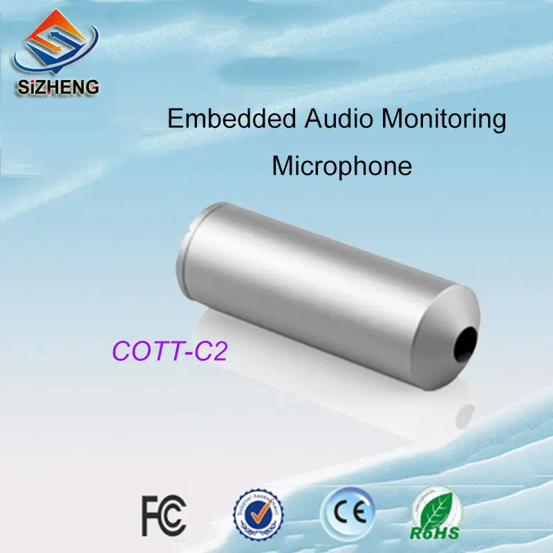 

embedded audio monitor cctv sound pickup microphone