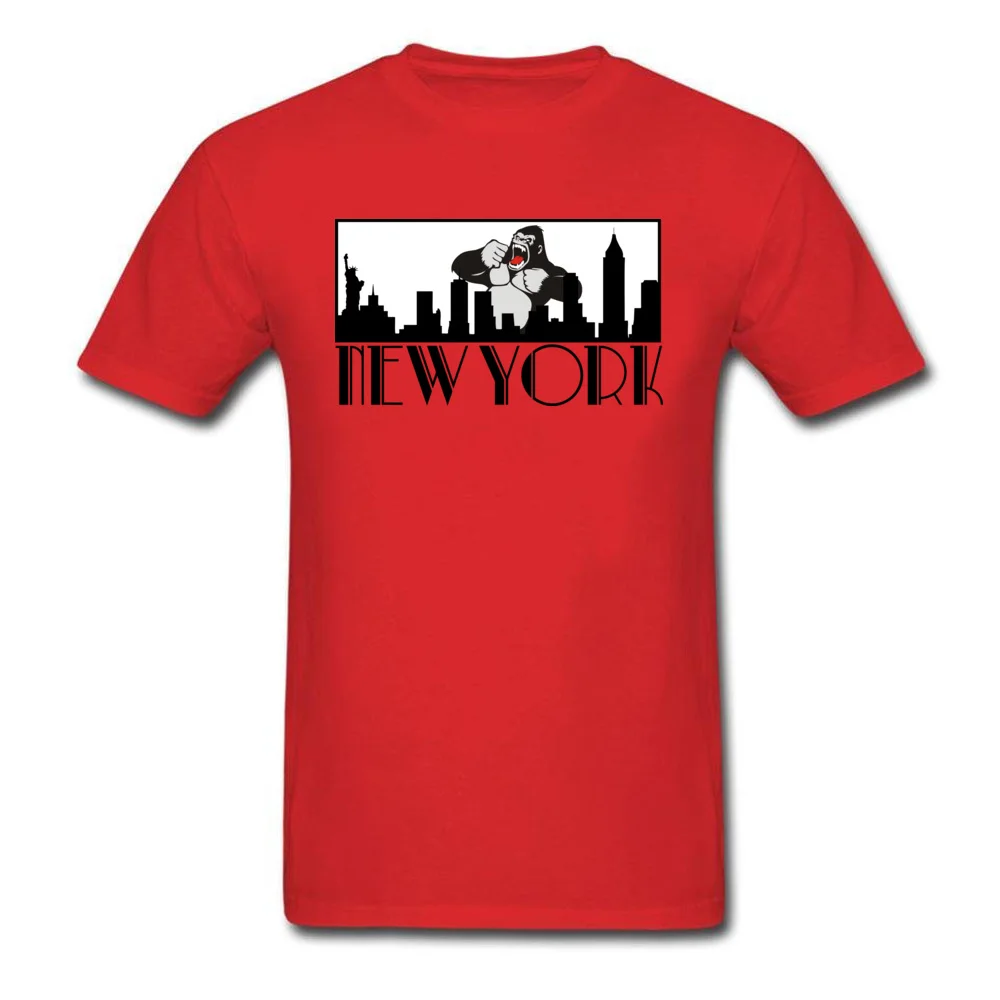 Brand Man T Shirt Greetings from New York Leisure Tops Tees Cotton Fabric Short Sleeve Group Tops Shirts O Neck Greetings from New York red