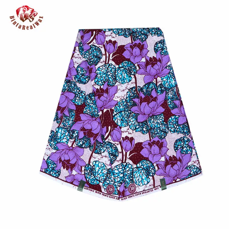 Африканский воск с принтом ткань мода африканская Анкара ткань одежда Африканский Воск печатает ткань воск bintareal 24FS1160