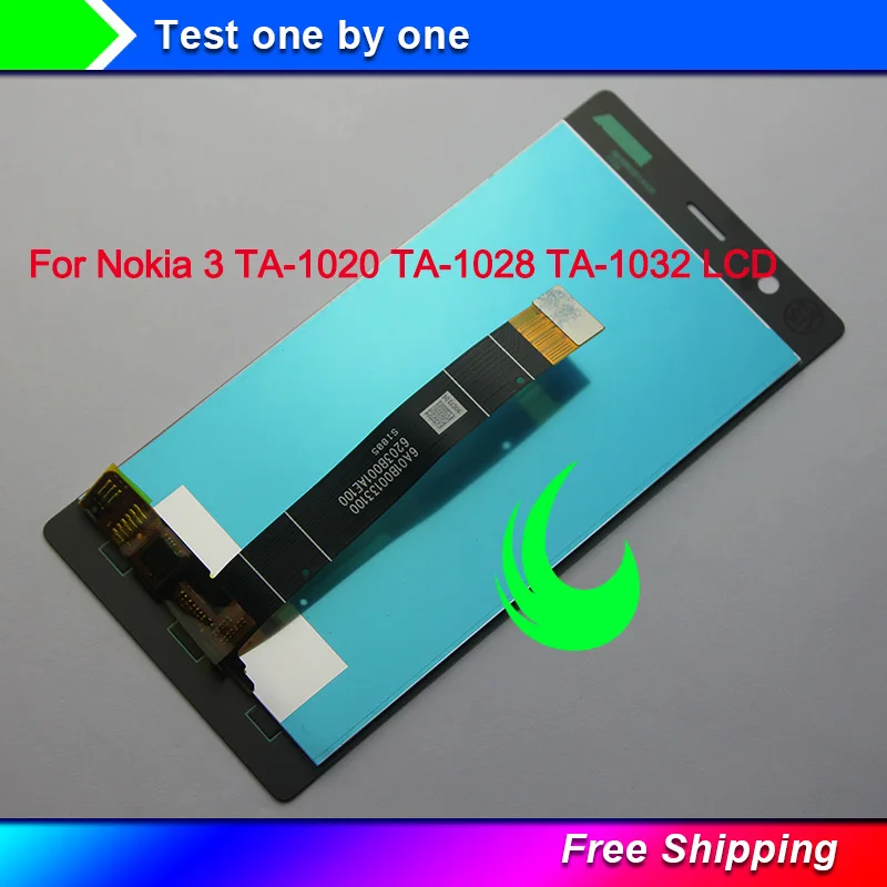 

5" Original Display For Nokia 3 LCD TA-1020 TA-1028 TA-1032 LCD With Touch Screen Digitizer Assembly For NOKIA 3 LCD Display