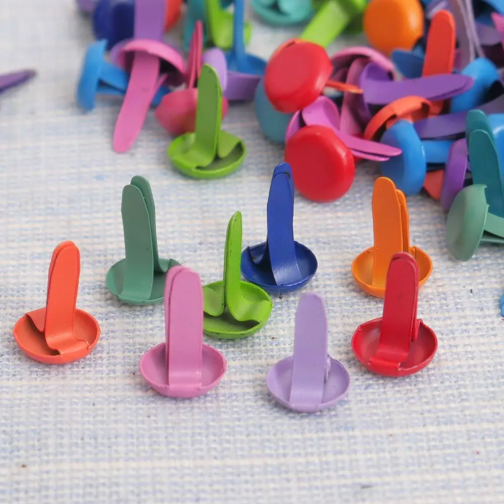 100 шт. шпильки с круглой шляпкой Скрапбукинг карты тиснения украшения ...