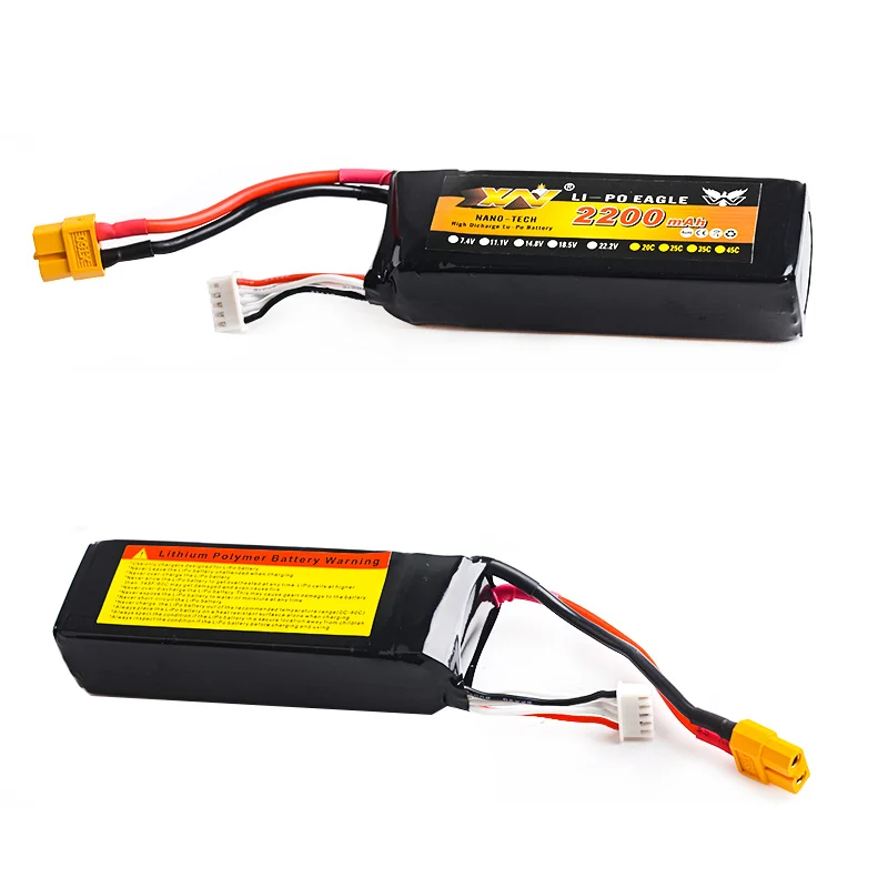 High Quality RC Drone Battery 14.8V 2200mAh 35C 4S RC LiPo Li Poly