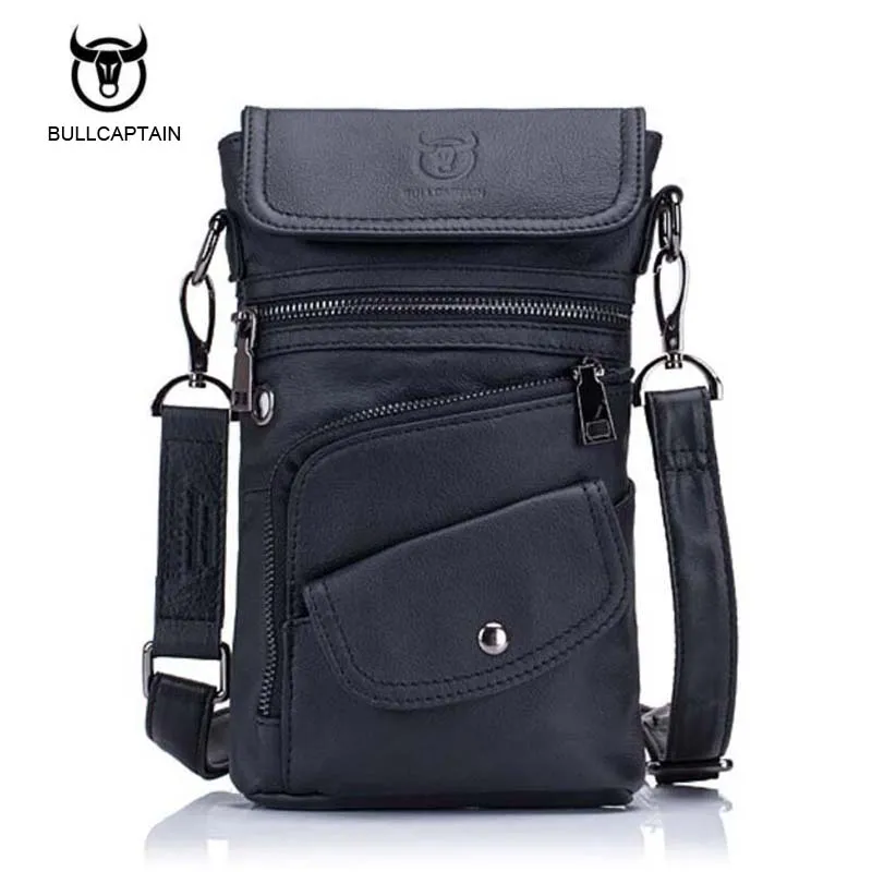 

Bullcaptain Brand Designer Men's Shoulder Bags Genuine Leather Business Bag 2017 New High Quality Handbags For Men