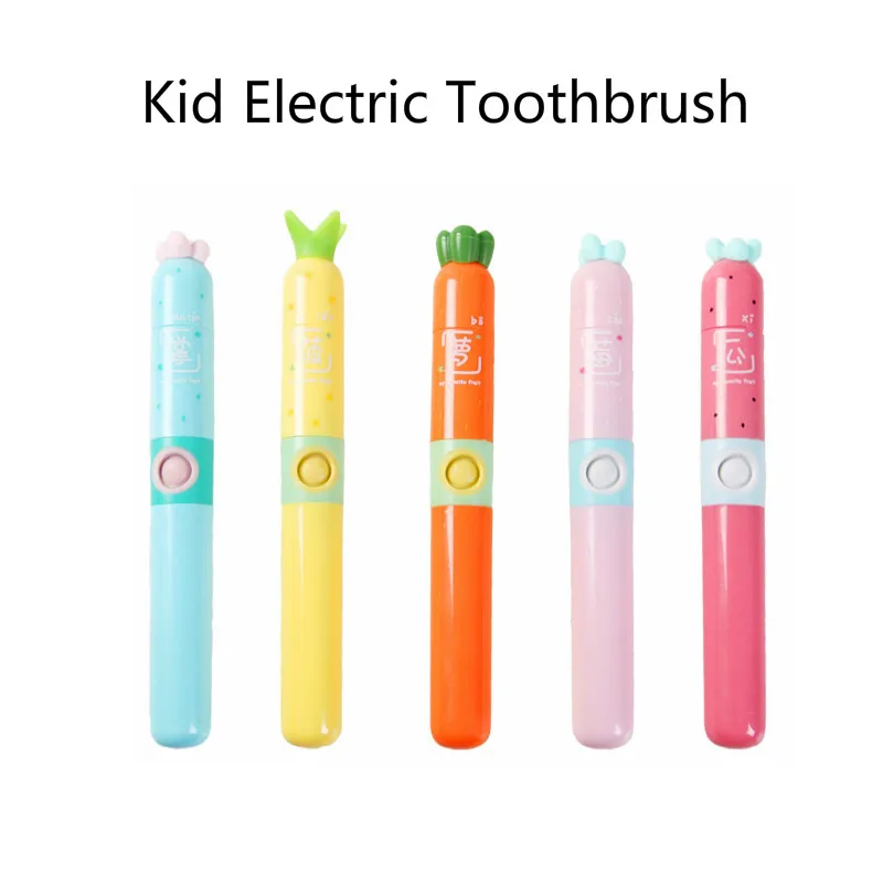 

Children Kid Electric Toothbrush Kids Professional Oral Care Clean Training Toothbrush Portable Traveling Cartoon Toothbrush