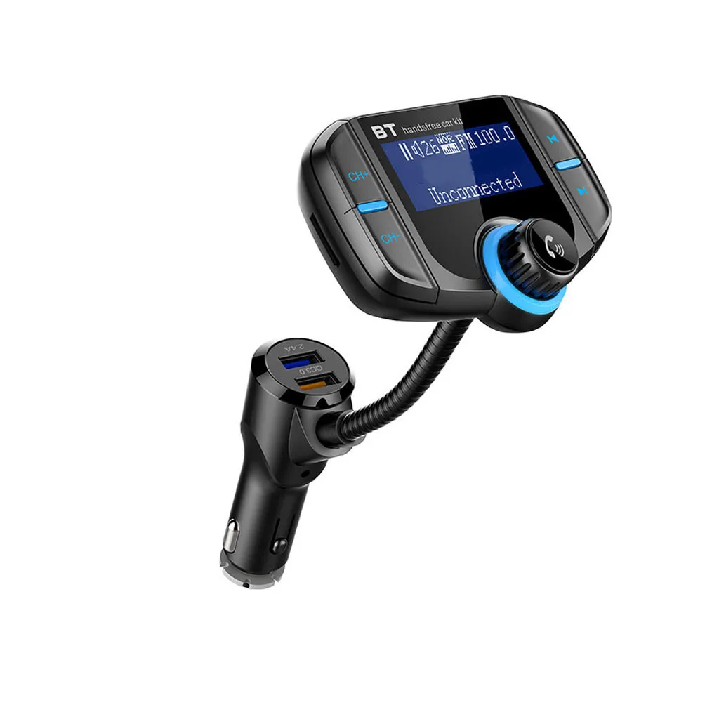 Беспроводной Bluetooth автомобильное USB зарядное устройство fm передатчик радио