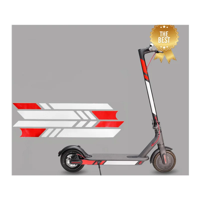 

Electric Scooter Reflective all body Stickers Tags Paster Decals Night Safety Warning Reflector scooter part for Xiaomi Mijia