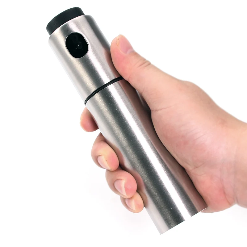 High-quality Stainless Steel Olive Oil Spray Bottles for Kitchen Cooking Barbecue Salad Baking by Leeseph