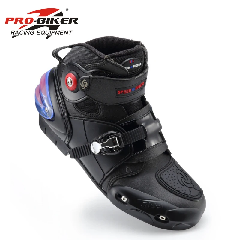 Ботинки в байкерском стиле; высокие гоночные ботинки; байкерские кожаные ботинки для мотокросса и езды на мотоцикле; обувь; A9003