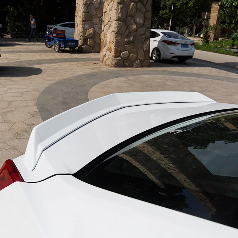 Для Cadillac ATS ATS-L украшения автомобиля 2013 ABS Пластик Неокрашенный Грунтовка задний спойлер багажника