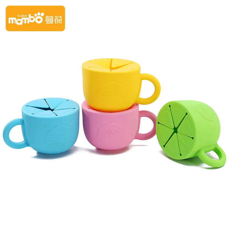 

Silicone bpa free candy bowl container baby food storage cups snack cup box containers kids children dinnerware solid feeding