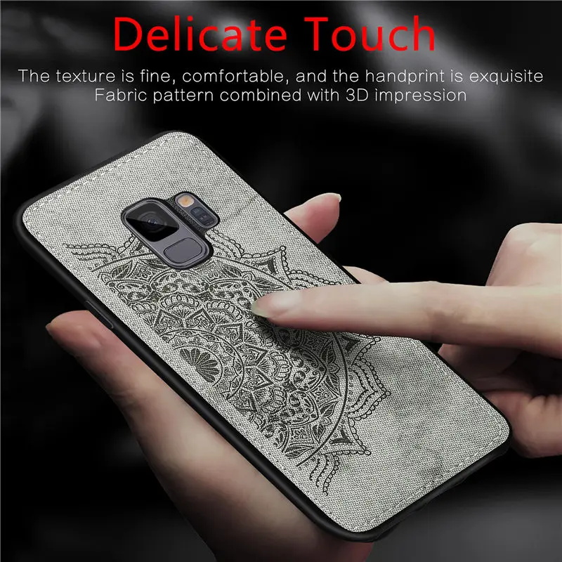 

Fabric phone case for Samsung Galaxy S9 new good quality TPU Protective back cover